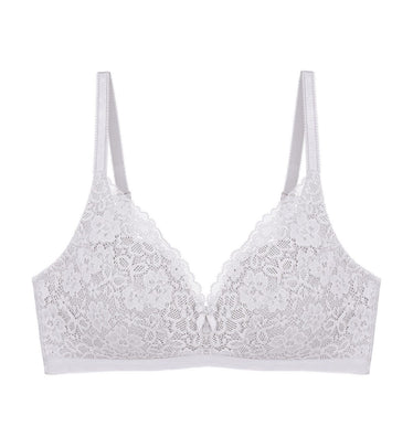 Simply Natural Camellia Classics Wired Padded Delicate Lace Comfort  Minimizer Bra