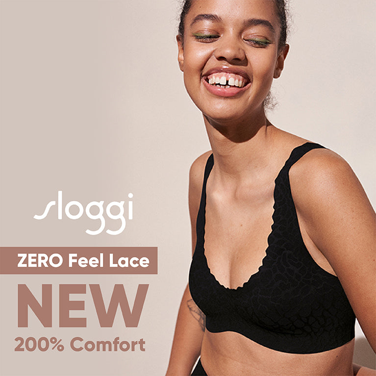 Sloggi Zero Feel Lace Top in Black