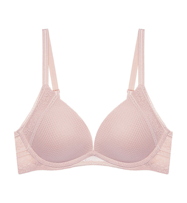 Aqua Lucky Non-Wired Push Up Bra in Foundation Nude