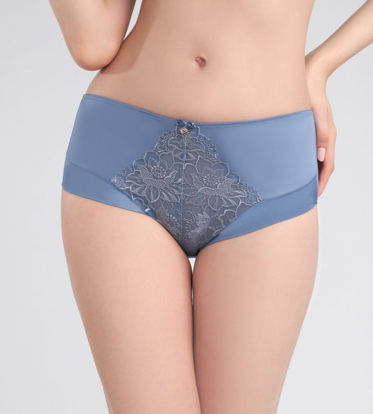Florale Rose Maxi Panty - CHAMBRAY