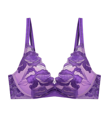 Perfect Push-Up Bra | Lilac Iris Cotton