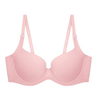 Buy Soft Comfy Everyday Seamless T-Shirt Bra in Pink Color Online