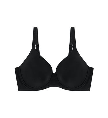 Invisible Inside-Out Padded Bra in Black