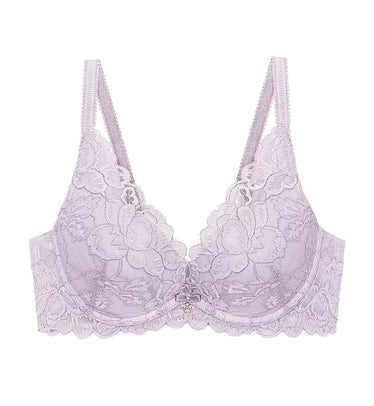 Pleasure Lace & Satin Gel Push-Up Bra - For Her from The Luxe