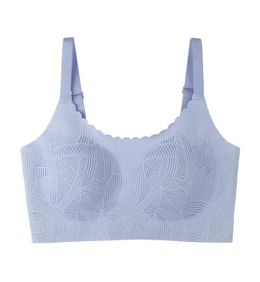 Bali Comfort Revolution Easylite Seamless Bralette In Blue Flight