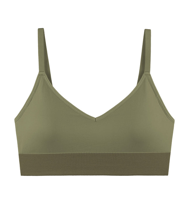 Sloggi Ever Infused Aloe Bralette in Martini Olive