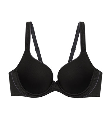 Everyday Soft Touch Non-Wired Padded Bra in Black