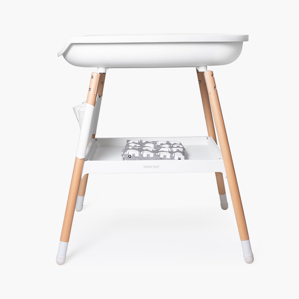 The Changing Table - Dresser Diaper Station - with Changing Pad Adjustable Height