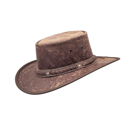 Barmah Hats Foldaway Suede Cooler — Oz Australia