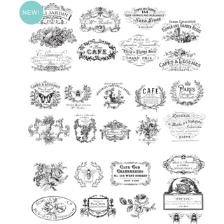 Classic Vintage Labels Transfer - FREE Shipping | ReDesign with Prima ...