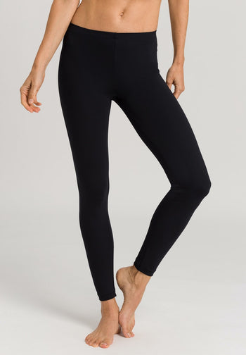 Hanro Women's Pure Silk Leggings, Black, X-Small at  Women's