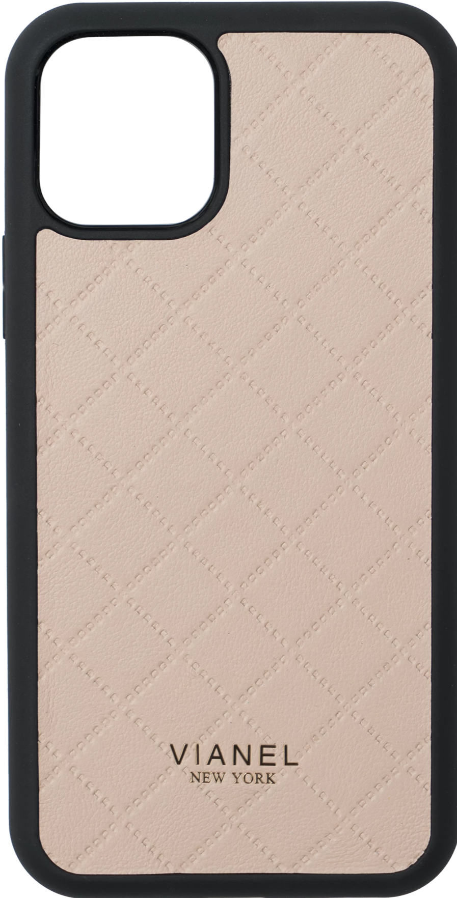 iPhone 11 Flex Case - Lambskin - Blush Quilted