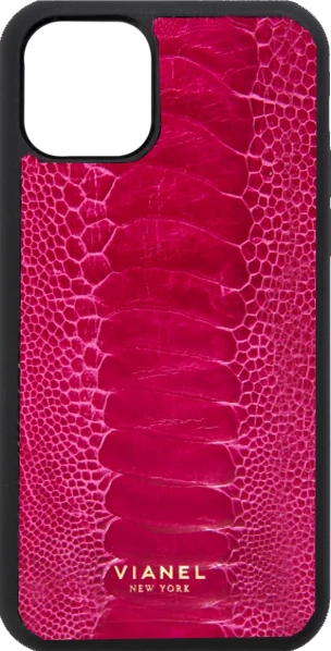 iPhone 11 Flex Case - Ostrich - Hot Pink