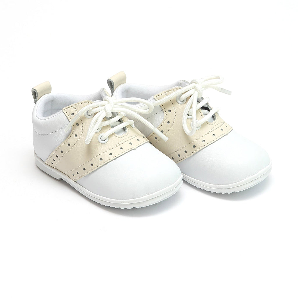 L'Amour Infant Benny Leather Brogue Oxford Crib Shoe – L'Amour Shoes