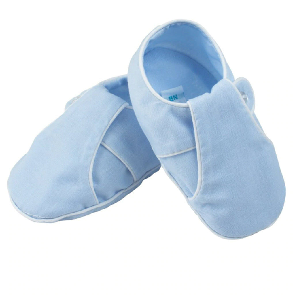 light blue baby boy shoes