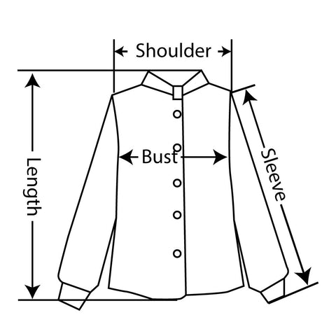 How to measure blouse