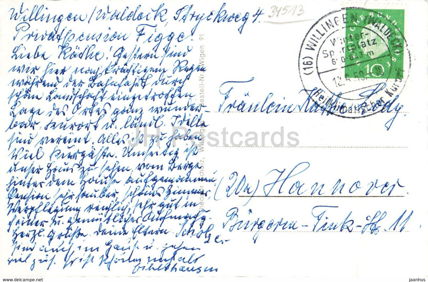 Willingen - Viadukt - old postcard - 1959 - Germany - used