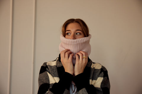 Light Pink Cashmere Snood