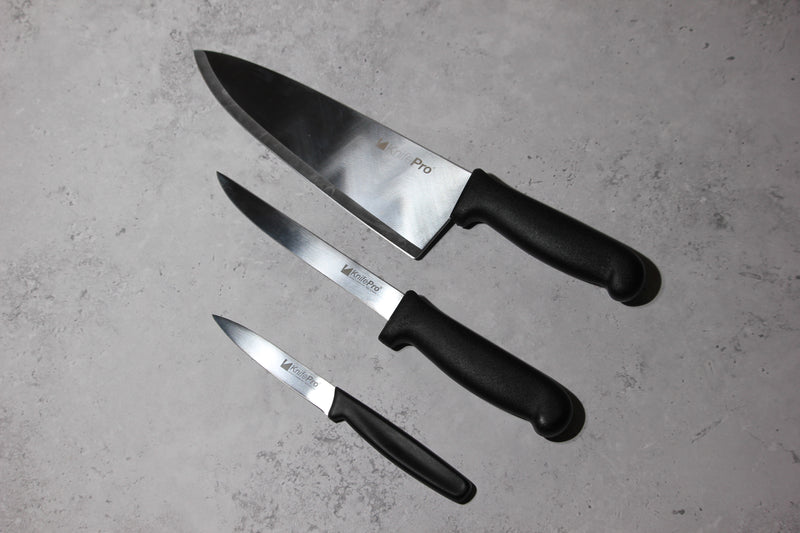 3 Piece Butcher's Knives Set
