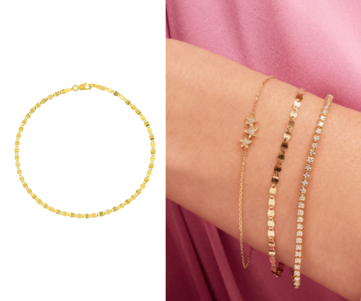 LeMel 14K Gold Valentino Chain Bracelet