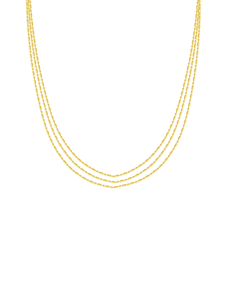 Rope Chain + Paperclip Chain Necklace Set – LeMel
