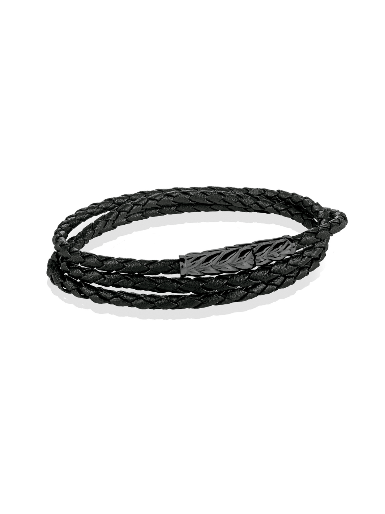 Men's Triple Wrap Leather Bracelet