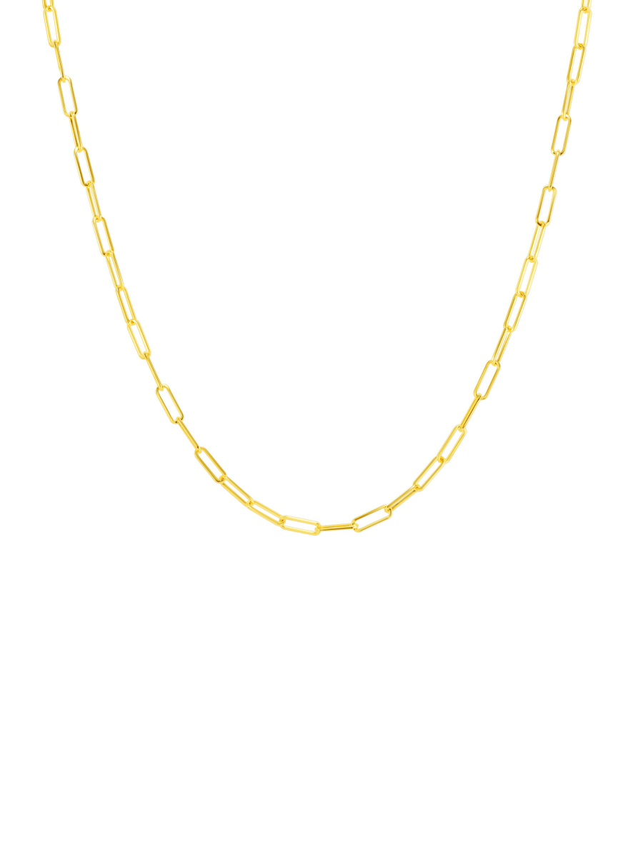 Paperclip 'S' Chain Necklace