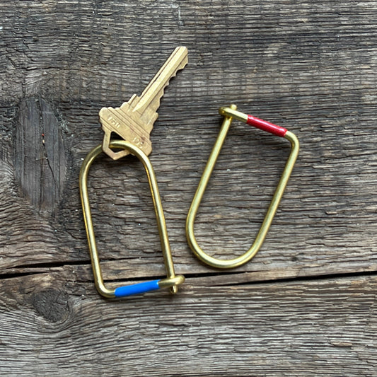 Brass Closed Helix Keyring – 1924us