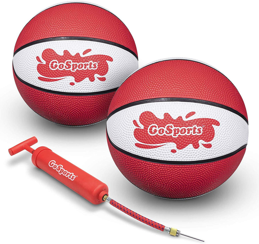  GoSports Paquete de 2 pelotas de baloncesto de agua, elige  entre la talla 3 y la talla 6, ideales para aros de baloncesto de piscina :  Juguetes y Juegos