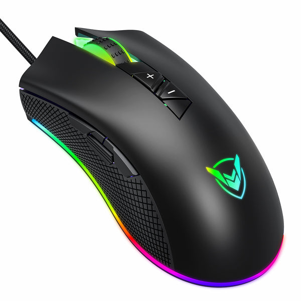 pictek gaming mouse wired 8 programmable buttons review