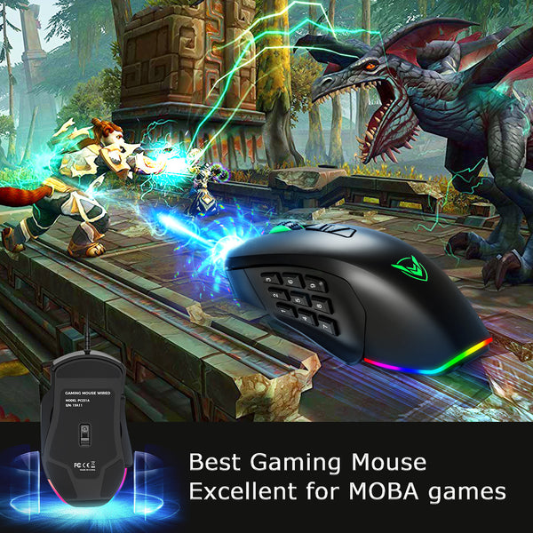 pictek gaming mouse software 10,000 dpi