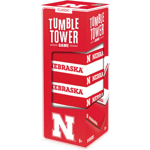 Nebraska Cornhuskers Tumble Tower - Creative D.zynes