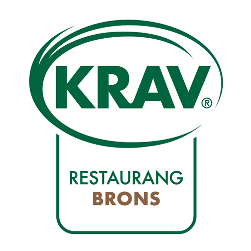 Klistermärke restaurang brons