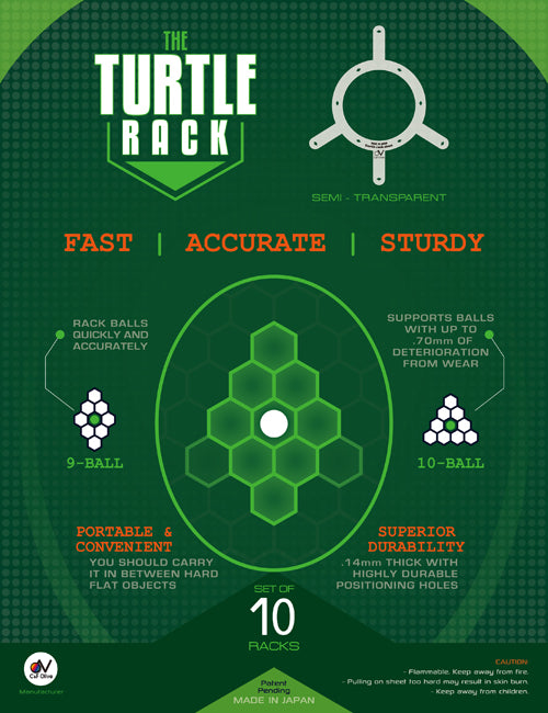 Turtle Rack Original (10-pack) – Pro Billiard Cues