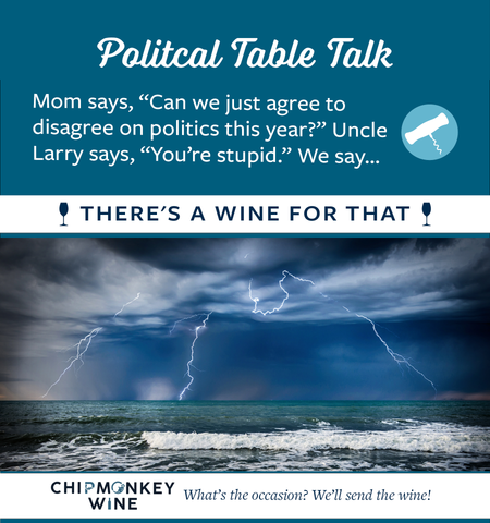 Political Table Talk Chipmonkey Wine