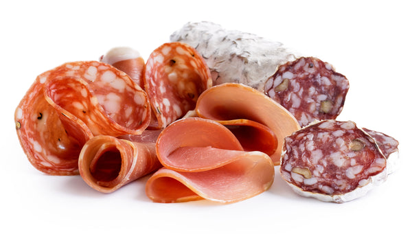Various cured meats