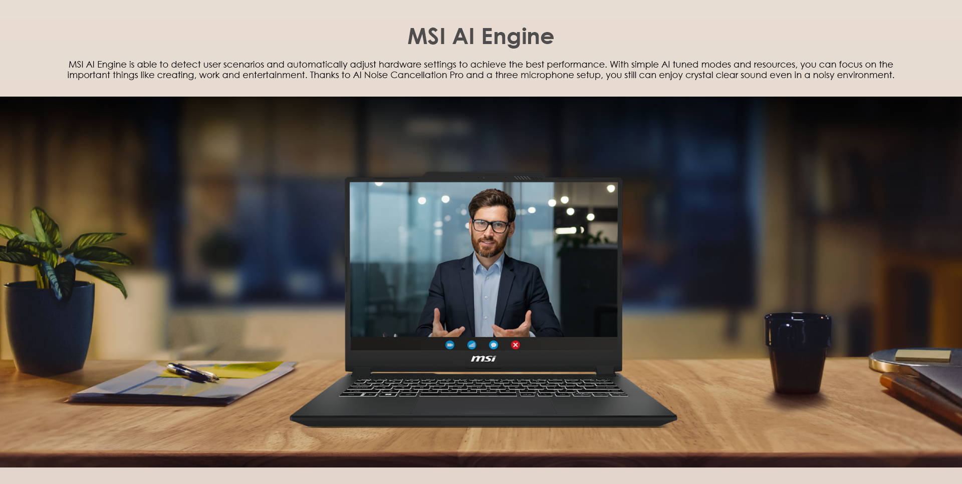 Generate images directly on your laptop with MSI AI Artist. You can create rich images with shorter prompts and generate words within images. MSI AI Artist offers stunning image composition that results in realistic and amazing visuals. Create and inspire at a whole new level.