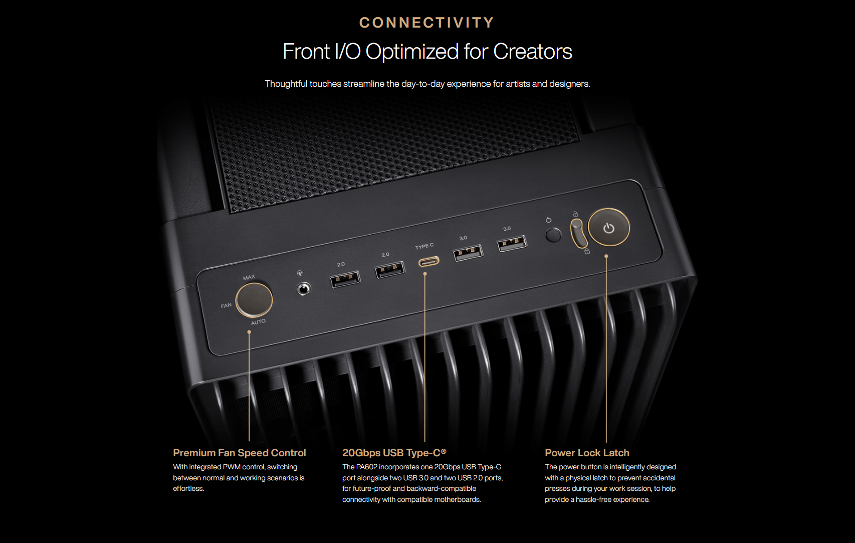 With integrated PWM control, switching between normal and working scenarios is effortless.