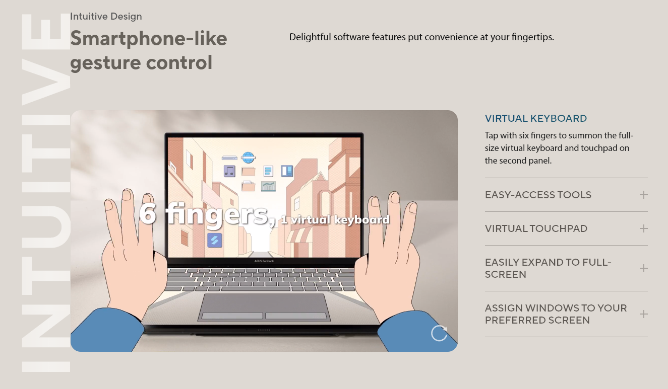 Delightful software features put convenience at your fingertips.