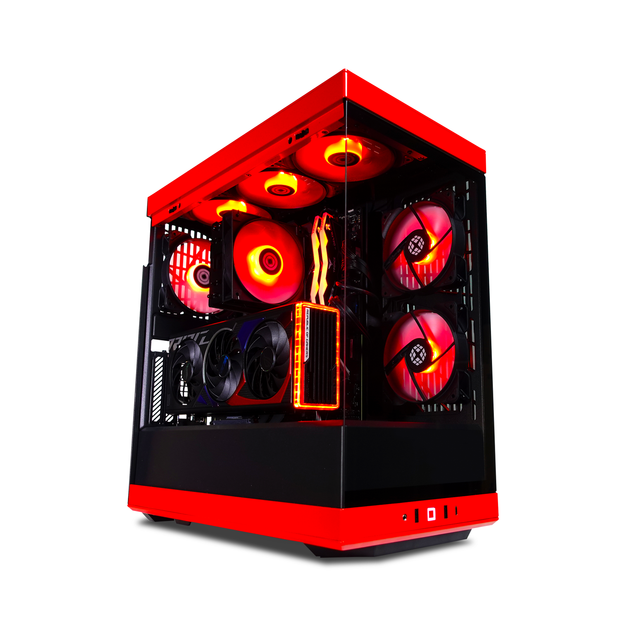 XOTIC PC Y40 Red Eye Advanced Ready to Ship Gaming Desktop
