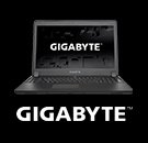 GIGABYTE laptop with Logo.