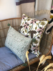 Selection of Hand Block Printed Cushions at Andrassy Living in Ilminster