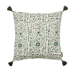 Jade 50x50 Cushion with Tassels at Andrassy Living