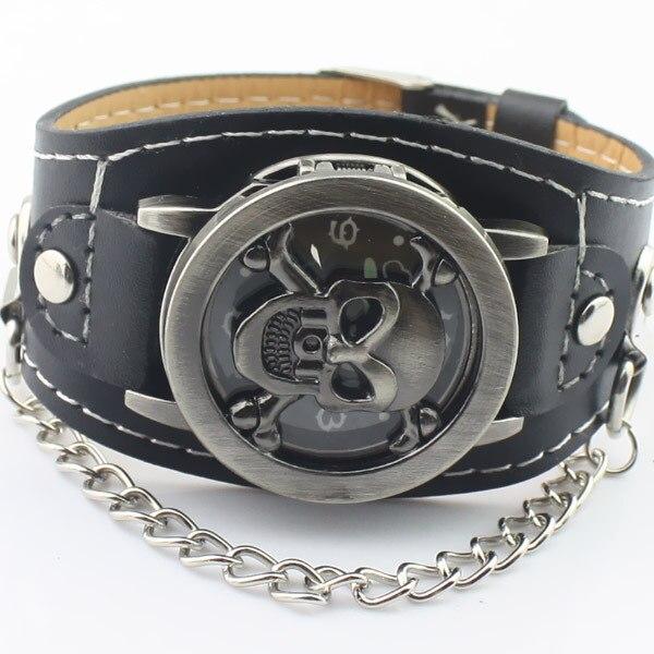 skull watch buckle