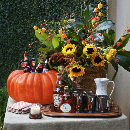 A fabulous fall spirits spread by Danielle Rollins, image by Sara Hanna.