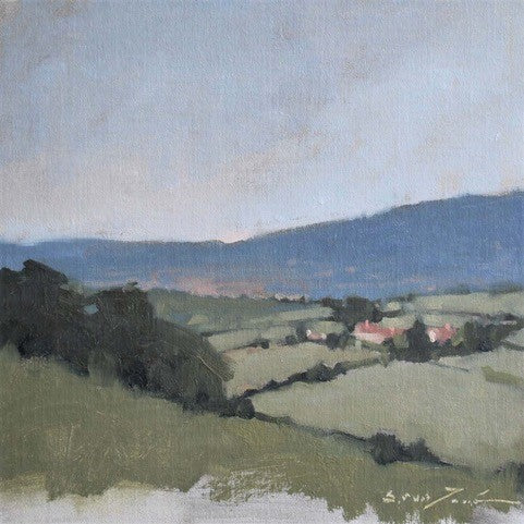 Sherrie Russ Levine - Rolling Luberon Views (12 x 12)