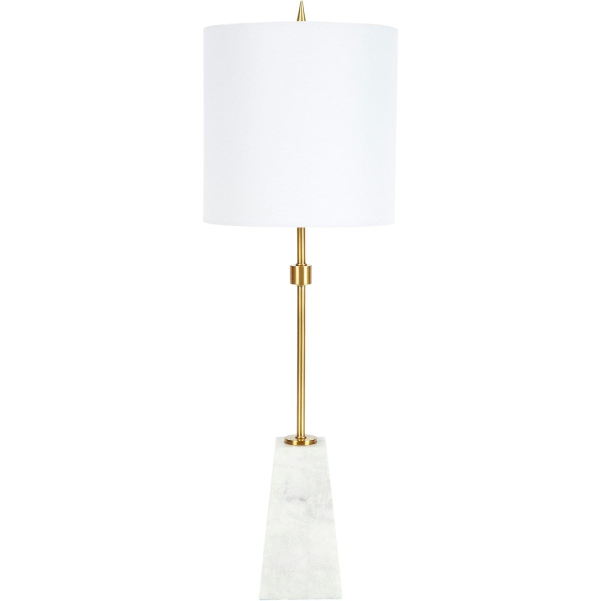 Marble Brass Buffet Lamp