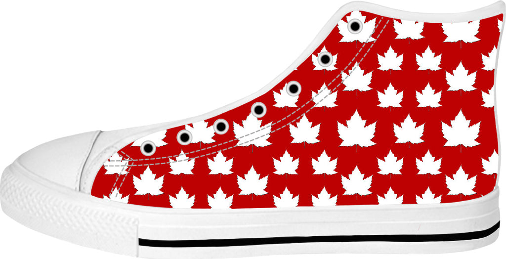 canadian flag shoes