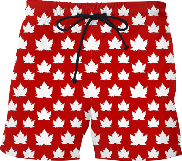 Canada Shorts Canada Flag Swim Trunks Shorts