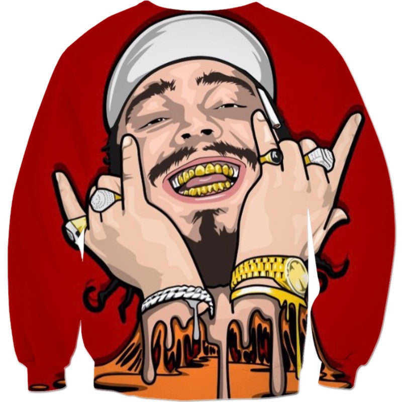 post malone crewneck